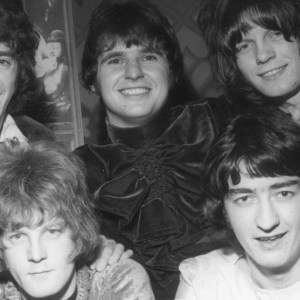 Pop group "Spooky Tooth" Luther James Grovener, lead guitarist, Gary Wright, organ player, Mike Harrison on piano, Greg