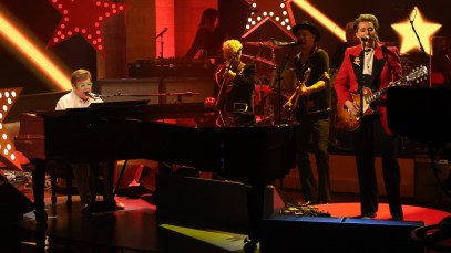 Watch an Emotional Elton John Break Down While Working on a Song from His New Collaborative Album with Brandi Carlile