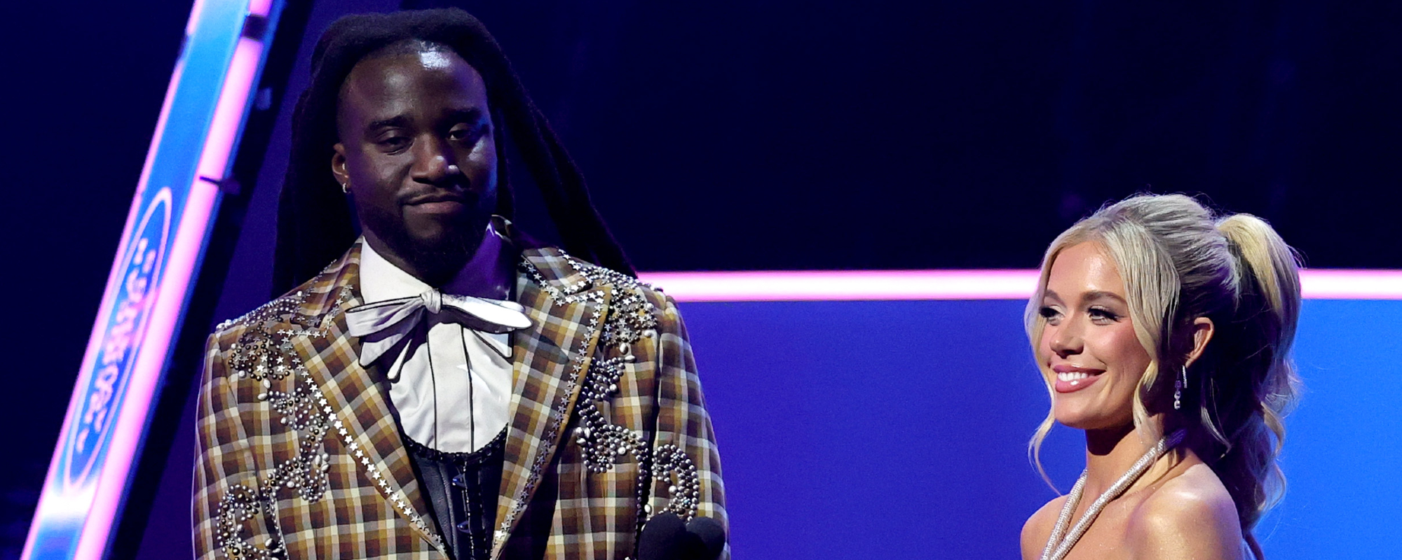Watch Shaboozey’s Priceless Reaction to Megan Moroney Claiming the Carter Family Invented Country Music at the AMA Awards