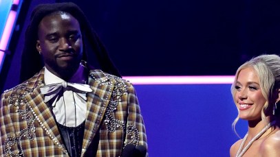 Watch Shaboozey's Priceless Reaction to Megan Moroney Suggesting the Carter Family Invented Country Music at the AMA Awards