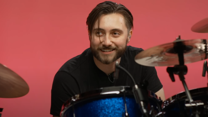 Photo of drummer Nic Collins via YouTube screenshot (Drumeo)