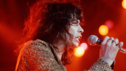 Steven Tyler of Aerosmith performing