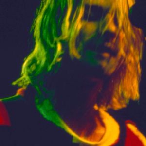 Nirvana frontman Kurt Cobain performing