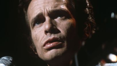 Merle Haggard performing