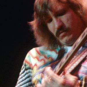 Joe Walsh performing with the Eagles