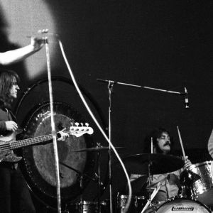 Led Zeppelin performing