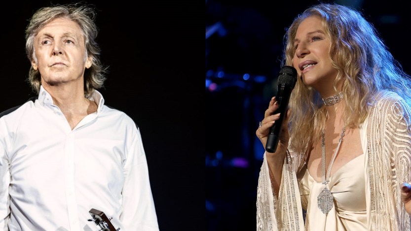 Paul McCartney Experienced “Some Moments of Terror” Recording His New Duet with Barbra Streisand, But Also Had “Great Fun”