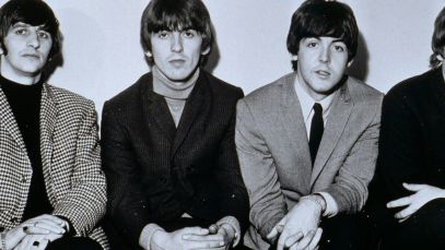 The Beatles, behind the U.K.'s best-selling album of hte 1960s