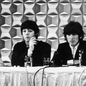 The Beatles in press conference