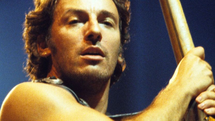 Bruce Springsteen performing