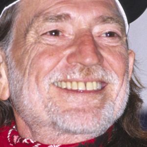 Willie Nelson smiling