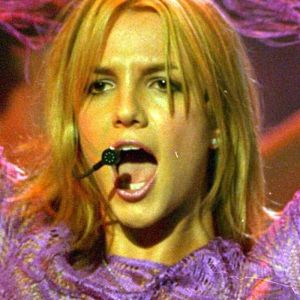 Britney Spears, one of several musicians famously placed under a conservatorship, performing in 1999