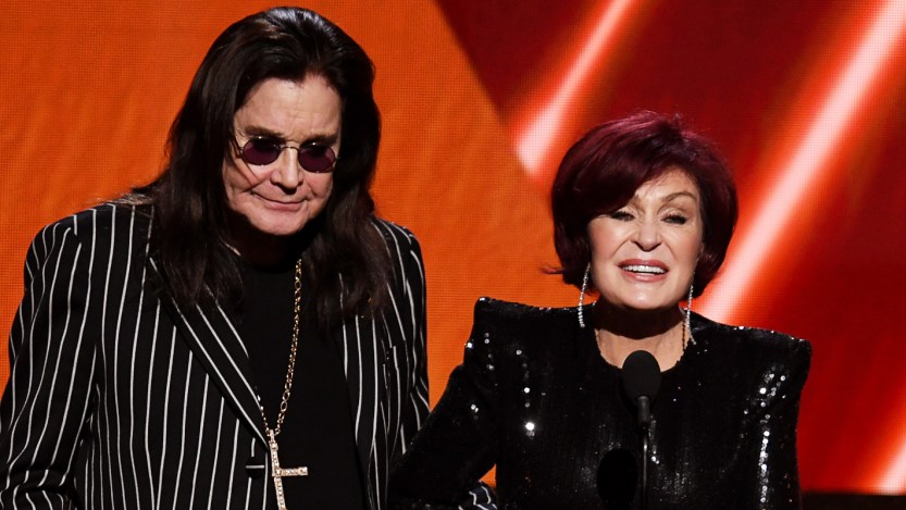 Ozzy Osbourne and Sharon Osbourne