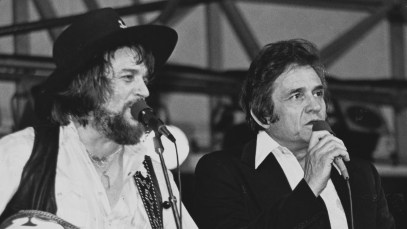 Waylon Jennings and Johnny Cash