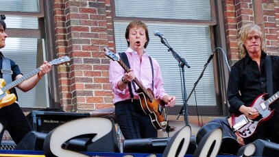 Paul McCartney Visits "Late Show With David Letterman"
