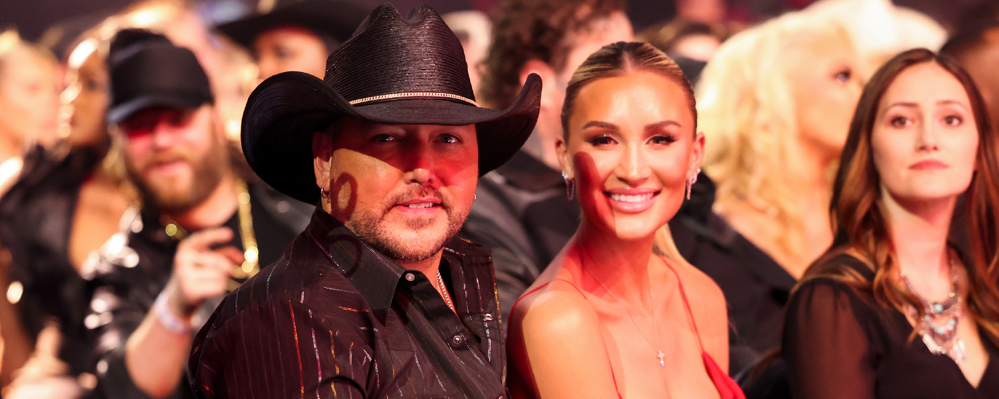 Watch Jason Aldean and His Wife, Brittany, Attend Oasis Concert as Not but Regular Fans