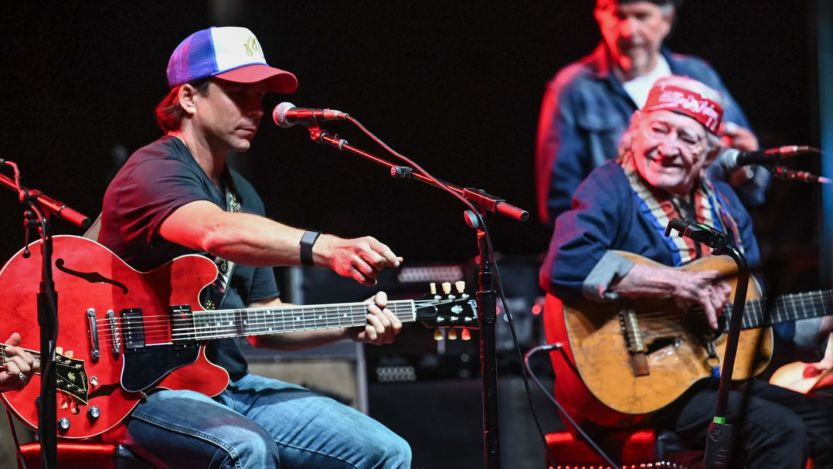 Watch Willie Nelson Join Son Lukas Nelson for "Heart-wrenching" Pearl Jam Cover