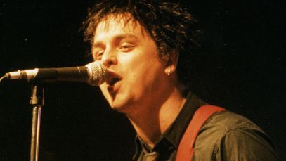 Billie Joe Armstrong of Green Day performing