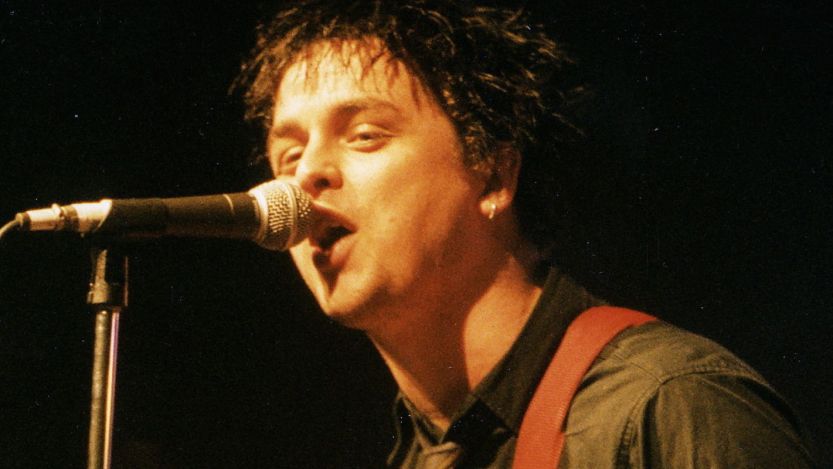 Billie Joe Armstrong of Green Day performing