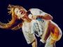 Axl Rose of Guns N' Roses performing