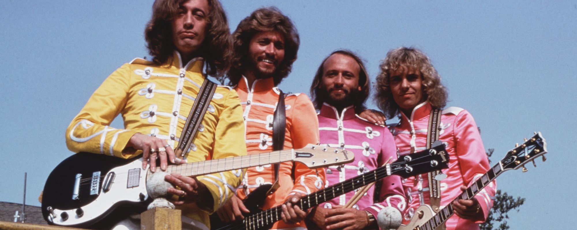 the Bee Gees and Peter Frampton in 'Sgt. Pepper's Lonely Hearts Club Band' film