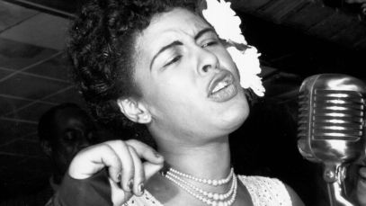 Billie Holiday, woman known for controversial jazz standard