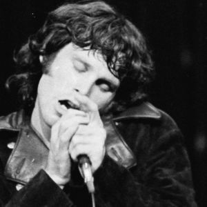 Jim Morrison performing