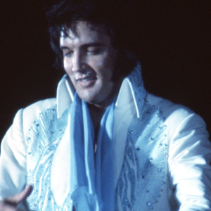 Elvis performing in Las Vegas