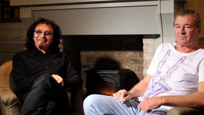 Tony Iommi And Ian Gillan Portrait Shoot
