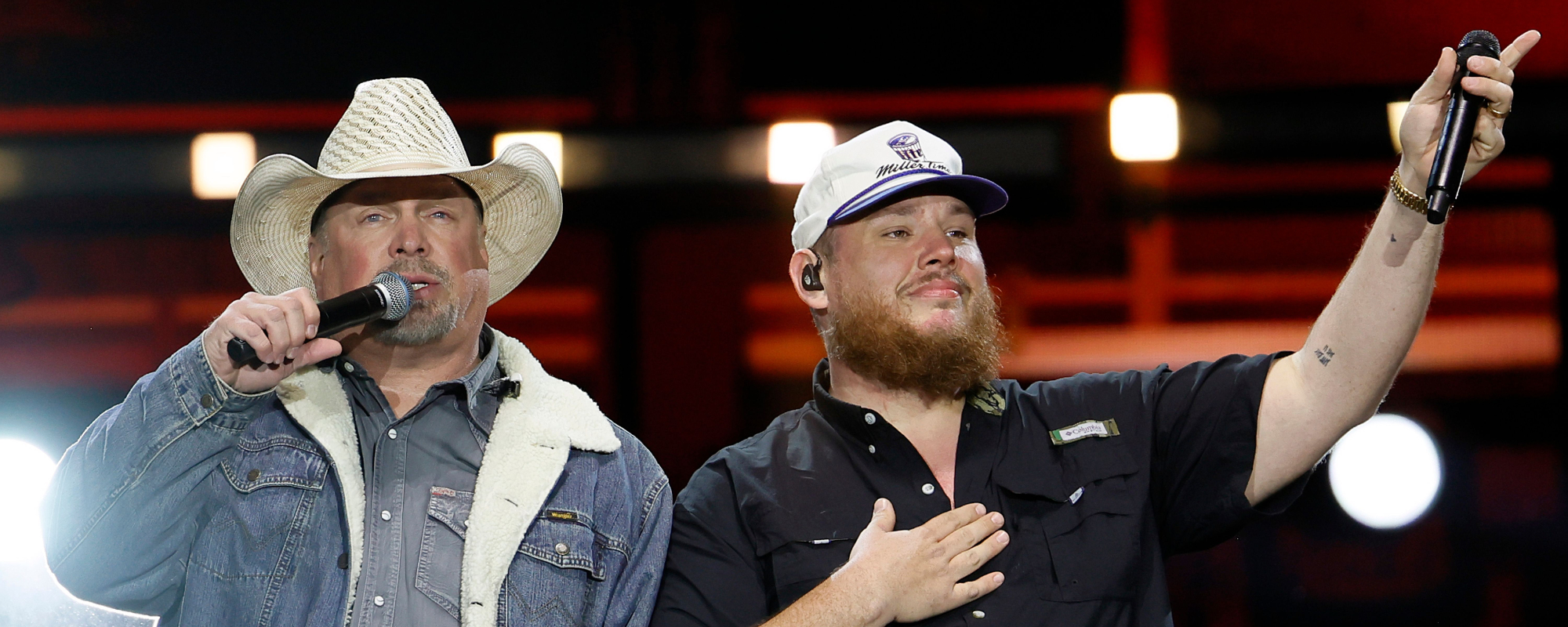 Luke Combs Performed One Song at Garth Brooks’ Hall of Fame Induction—and Left With a New Car