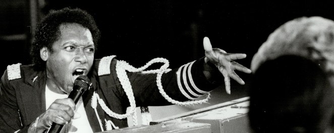 Delivering the good times: Walter Clyde Orange; lead singer of The Commodores; reaches out to audien