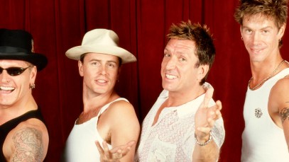 Photo of NEUROTIC OUTSIDERS and Matt SORUM and John TAYLOR and Steve JONES and Duff McKAGAN