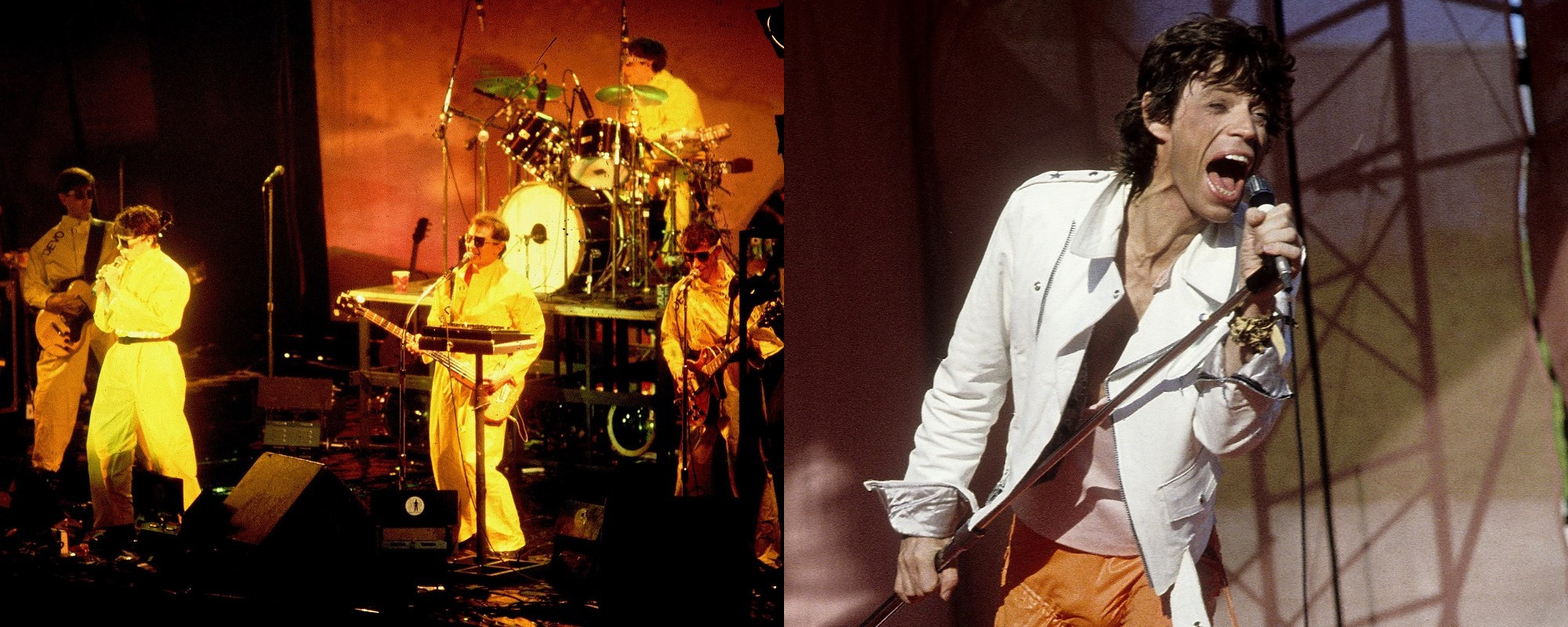 Devo Members Recall Mick Jagger’s Enthusiastic Reaction to Hearing Their Quirky Cover of The Rolling Stones’ “Satisfaction”