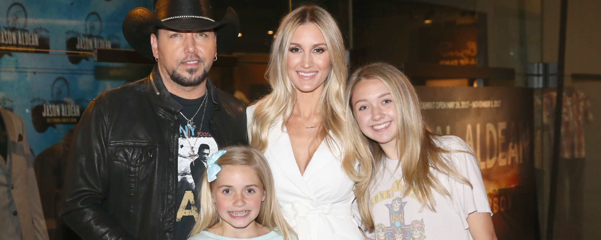 Jason Aldean's Daughter Navy Gets Guitar Tips from Pro Guitarist