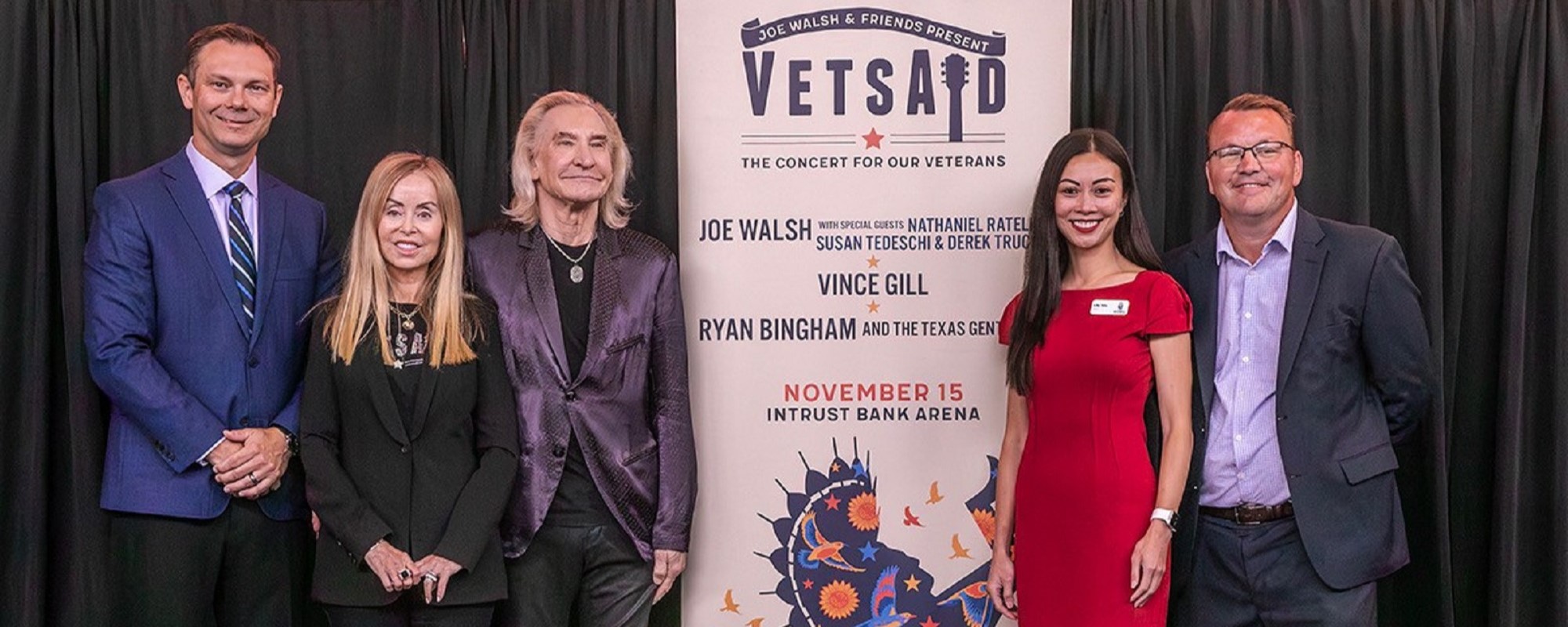 Joe Walsh Bringing 2025 VetsAid Concert to His Hometown of Wichita, Kansas; Lineup Features Vince Gill, Ryan Bingham