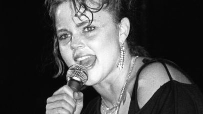 Belinda Carlisle performing with the Go-Gos