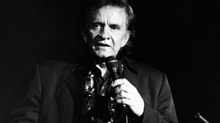 Johnny Cash performing