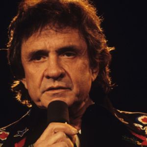 Johnny Cash performing