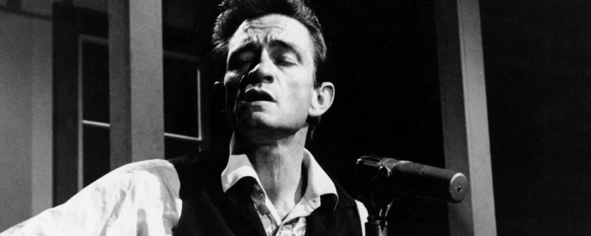 Johnny Cash performing