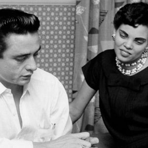 Johnny Cash during early life with Vivian Liberto