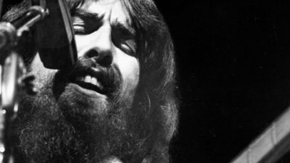 George Harrison performing at the Concert for Bangladesh