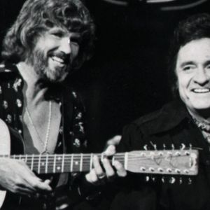 Kris Kristofferson and Johnny Cash