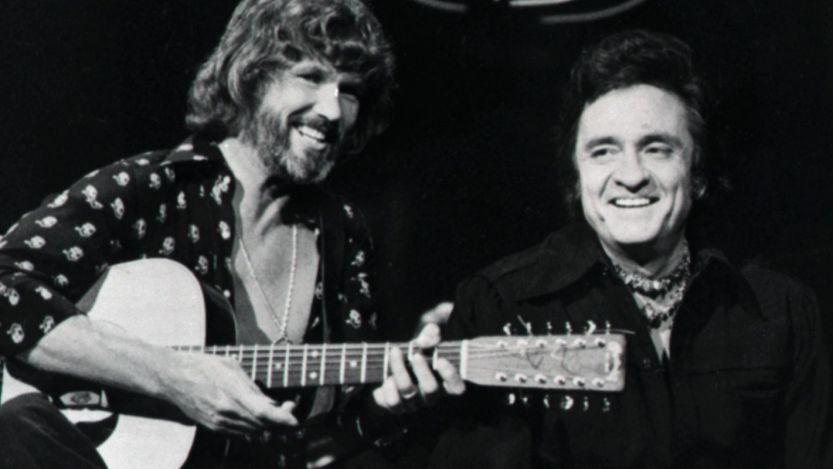 Kris Kristofferson and Johnny Cash