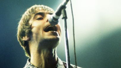 Liam Gallagher performing