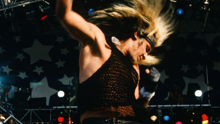 Vince Neil performing live music in Russia