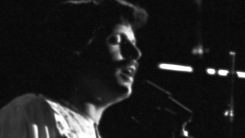Scott McKenzie performing at 1960s pop festival