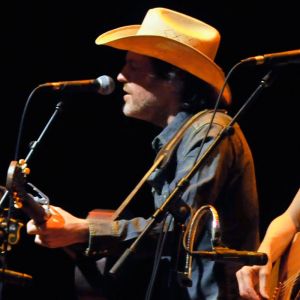 John Paul Jones, Dave Rawlings, and Gillian Welch performing