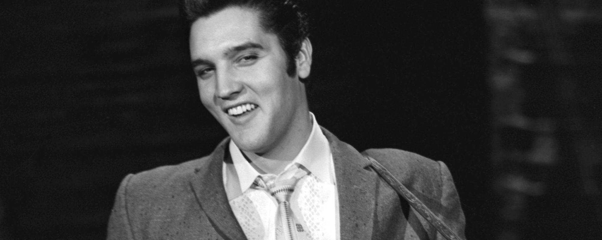 Elvis Presley performing