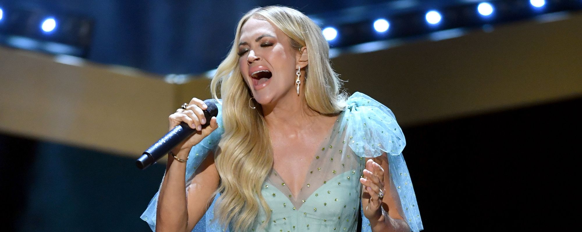 Carrie Underwood Covering Vince Gill's “Go Rest High on That Mountain” Is an Emotional Gut Punch Unlike Any Other - American Songwriter