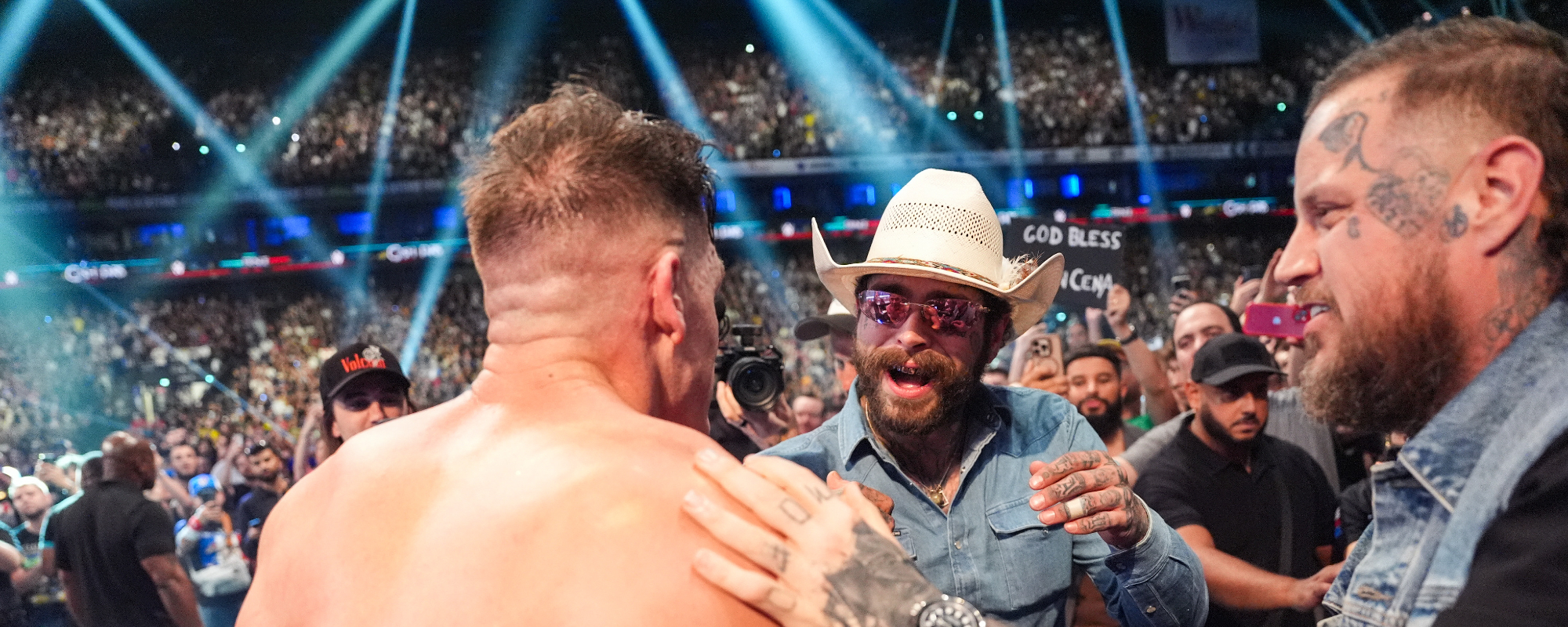 John Cena, Post Malone, and Jelly Roll